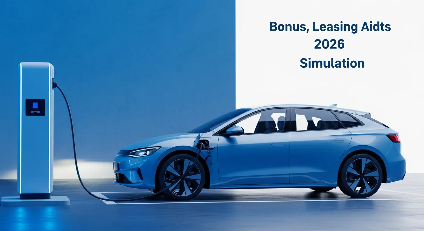Aides voiture électrique 2026 : bonus, leasing et simulation