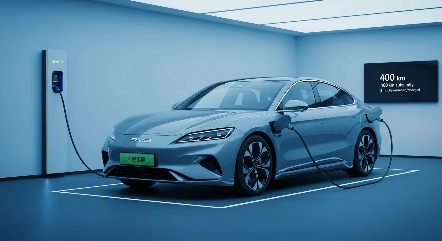 BYD recharge rapide : 400 km d'autonomie en 5 minutes avec la batterie Blade 2.0