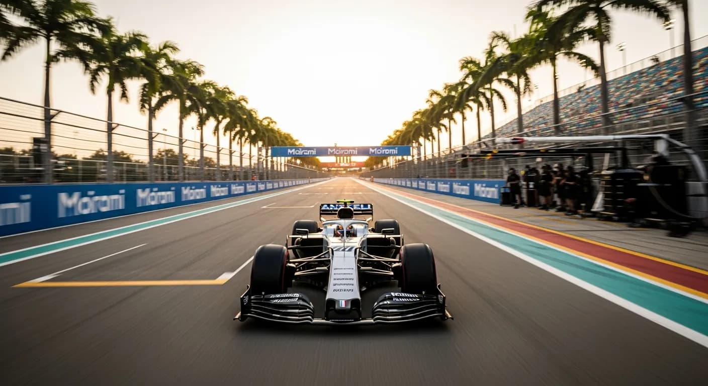 F1 Miami 2026 : Antonelli réalise la passe de trois