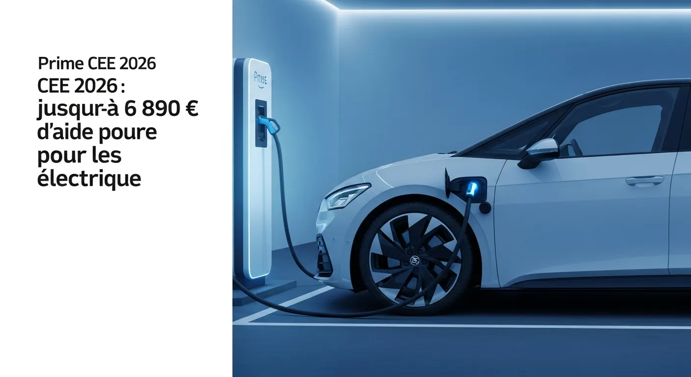 Prime CEE 2026 : jusqu'à 6 890 € d'aide pour les électriques Volkswagen, Audi, Skoda et Cupra