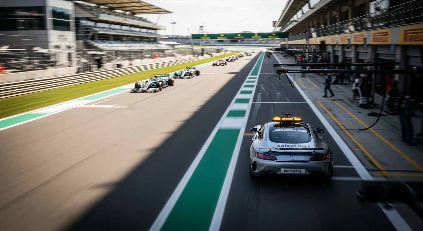 Safety Car F1 2026 : Mercedes Redevient l'Unique Fournisseur, Aston Martin Se Retire