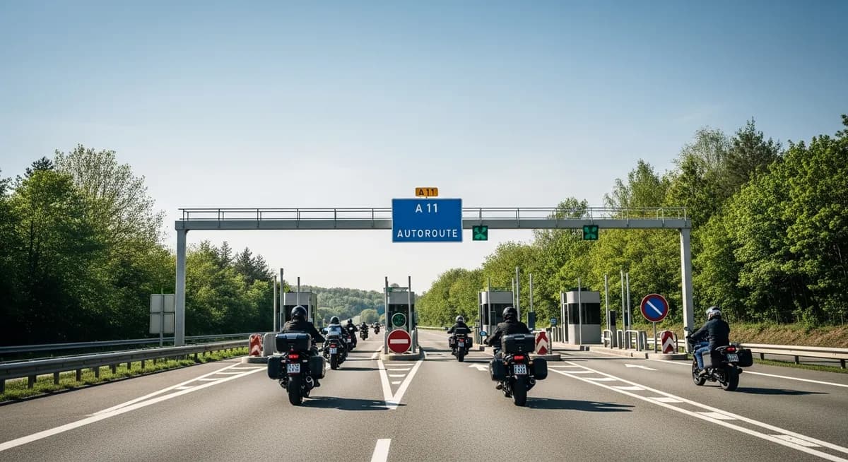 Autoroutes gratuites motards : A11, A81, A28 offertes ce weekend