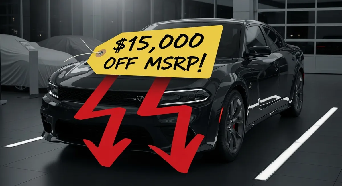 Dodge Charger électrique : 50 000 $ perdus en un an, une chute record