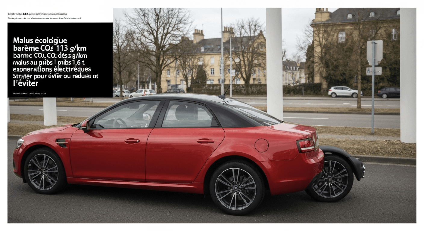 Malus écologique 2026 : barème CO2, voitures concernées, comment l'éviter
