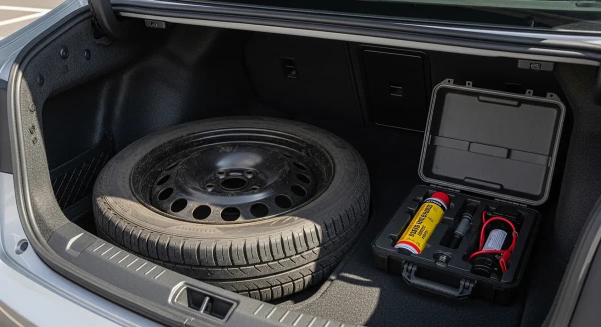 Roue de secours voiture : pourquoi les constructeurs la suppriment en 2026