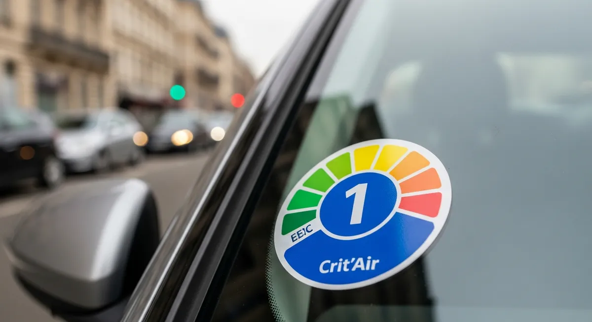Vignette Crit'Air 2026 : prix, catégories, ZFE et guide complet pour circuler sans amende